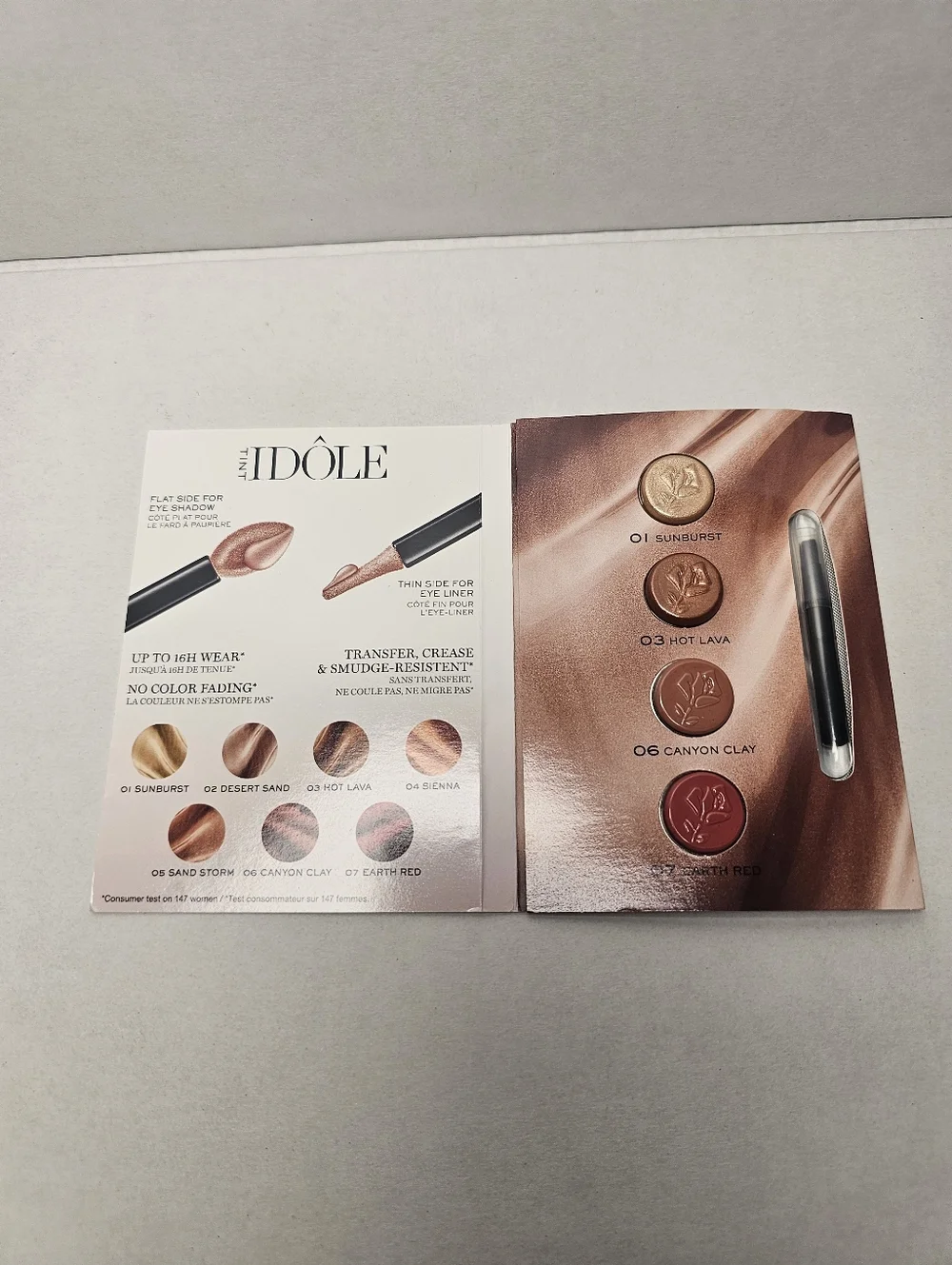 Lancome Idôle Liquid Eye-Blusher - Pink Shade Multi Pack Sample Size